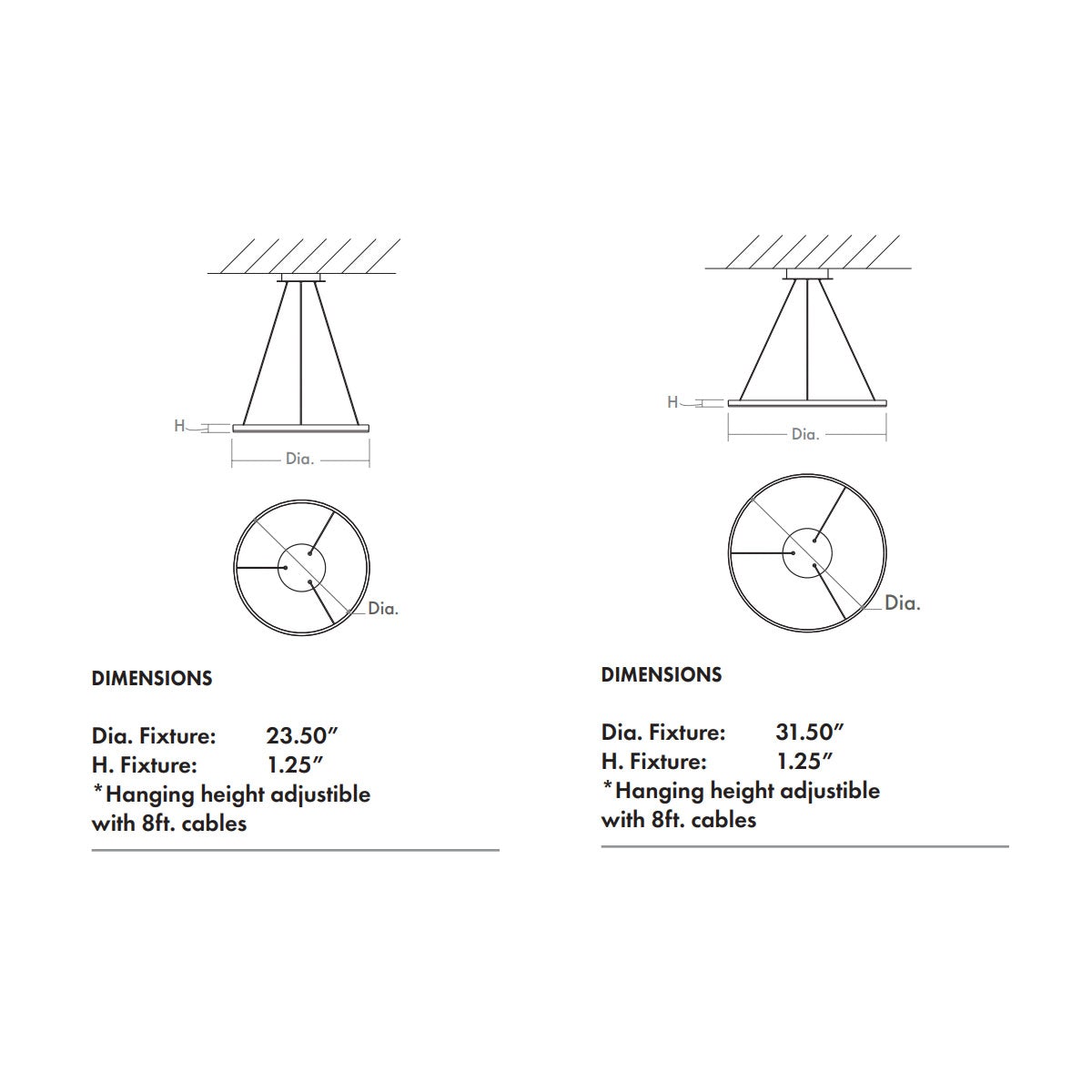 Circulo Pendant - Diagram