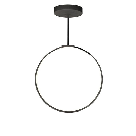 Cirque 24" LED Pendant - Black Finish