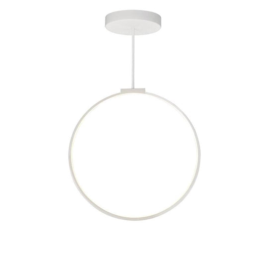 Cirque 24" LED Pendant - White Finish