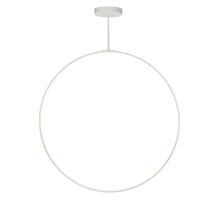 Cirque 48" LED Pendant - White Finish