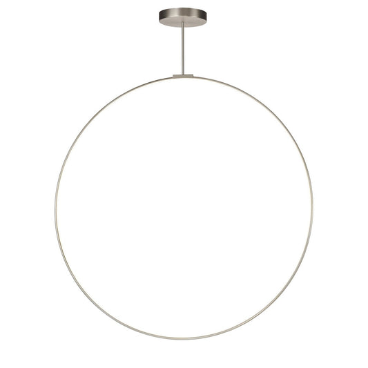 Cirque 60" LED Pendant - Brushed Nickel Finish