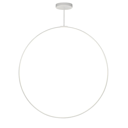 Cirque 60" LED Pendant - White Finish