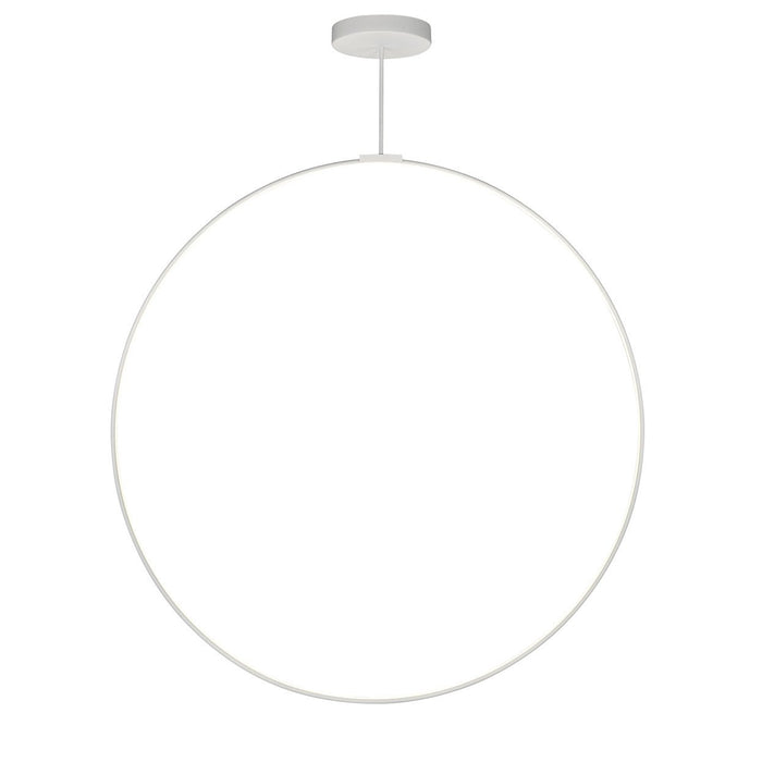 Cirque 60" LED Pendant - White Finish