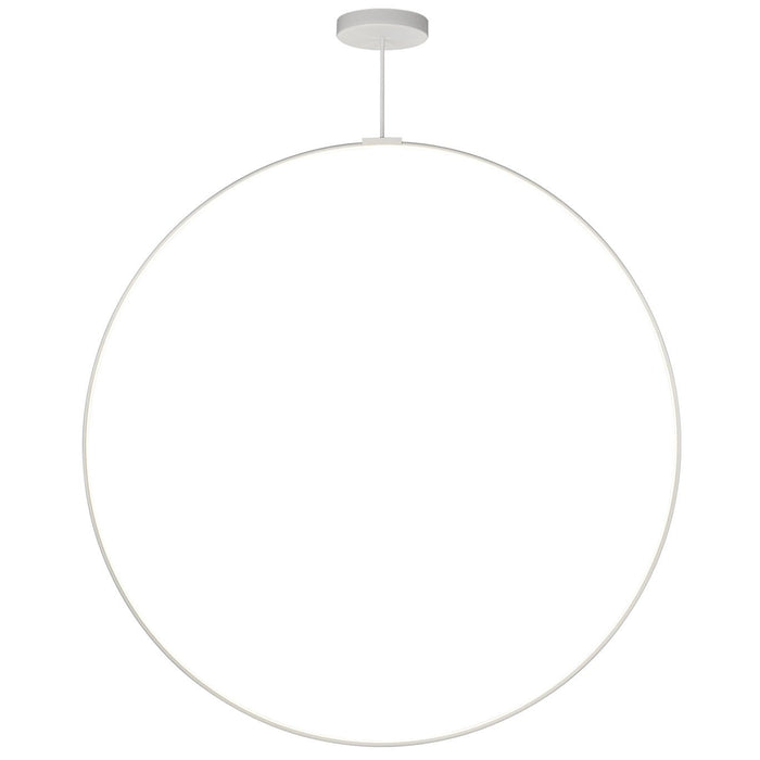 Cirque 72" LED Pendant - White Finish