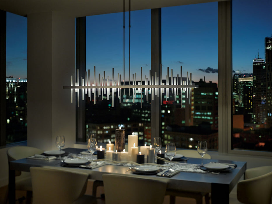 Cityscape Large LED Linear Suspension - Display