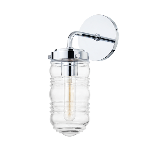 Clara Bath Sconce - Polished Chrome Finish