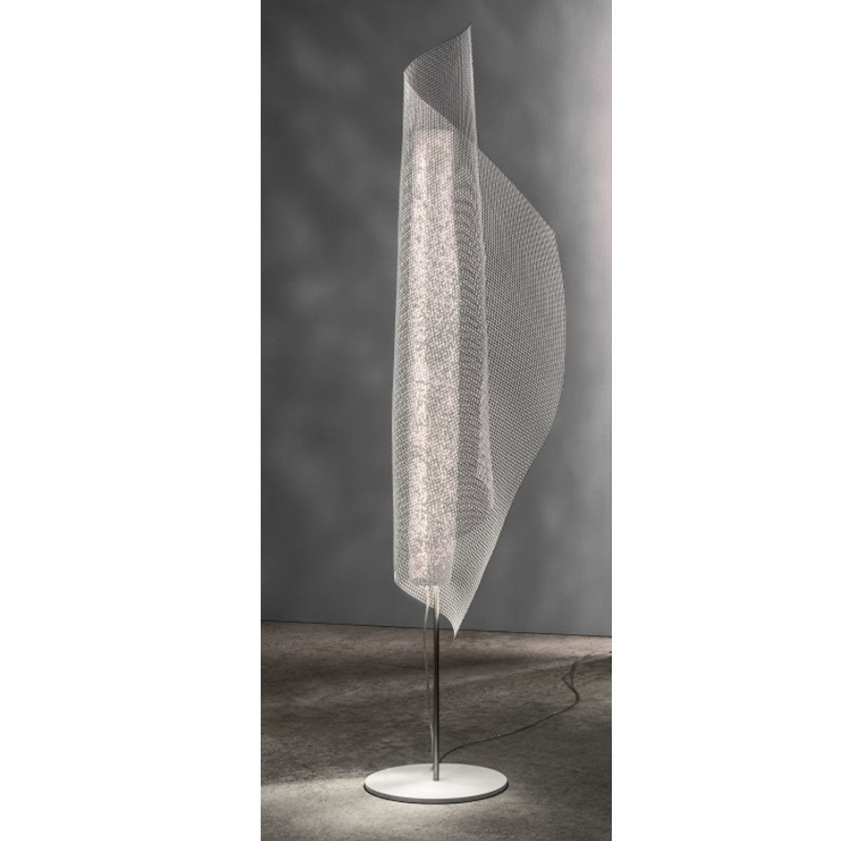 Clara LED Floor Lamp - White Finish