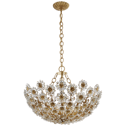 Claret Short Chandelier - Gild Finish