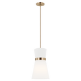 Load image into Gallery viewer, Clark One Light Pendant - Satin Brass Finish
