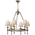 Load image into Gallery viewer, Classic Mini Ring Chandelier - Antique Nickel Finish
