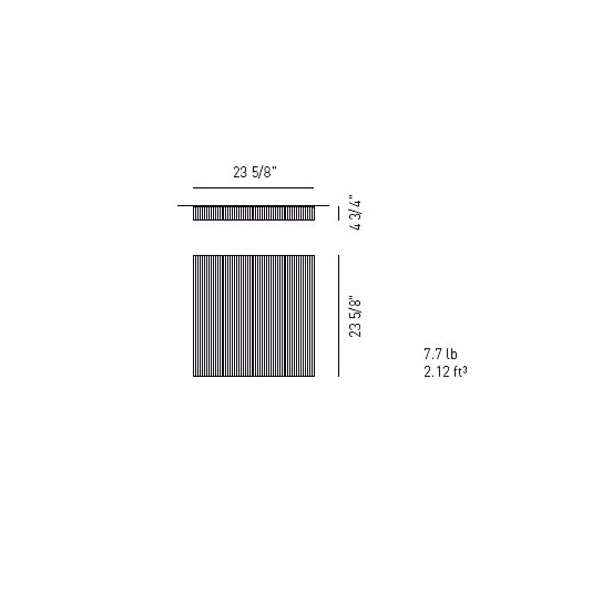 Clavius Ceiling Light - Diagram