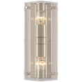 Load image into Gallery viewer, Clayton Wall Sconce - Polished Nickel Finish Crystal
