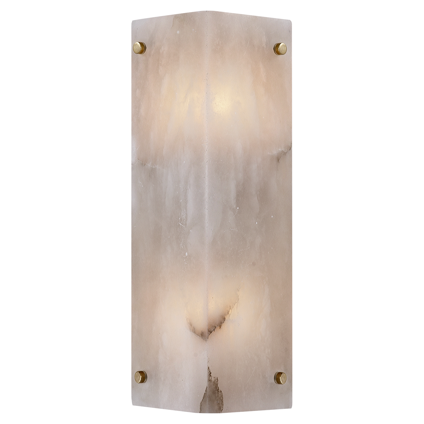 Clayton Wall Sconce - Hand-Rubbed Antique Brass Finish Alabaster