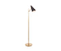 Clemente Floor Lamp - Brass with Black Finish