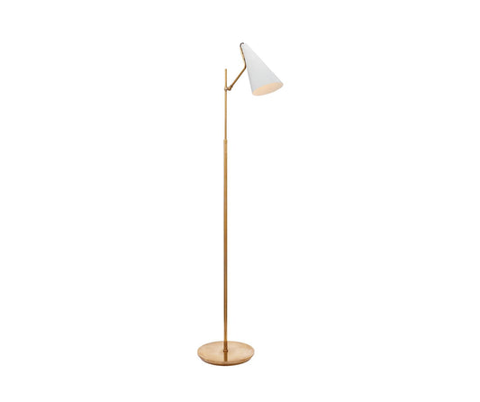 Clemente Floor Lamp - Plaster White Finish