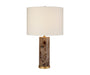 Cliff Table Lamp - Brown Marble