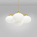 Load image into Gallery viewer, Cloudesley Small Chandelier - Satin Brass Finish
