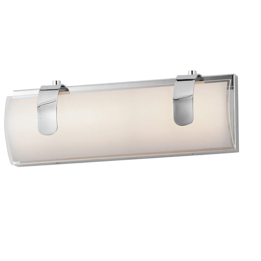 Clutch 13" LED Vanity Light - Polished Chrome Finish