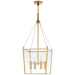 Cochere Medium Lantern - Soft Brass