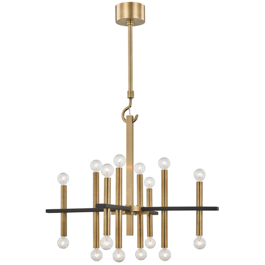 Colette Chandelier - Aged Brass