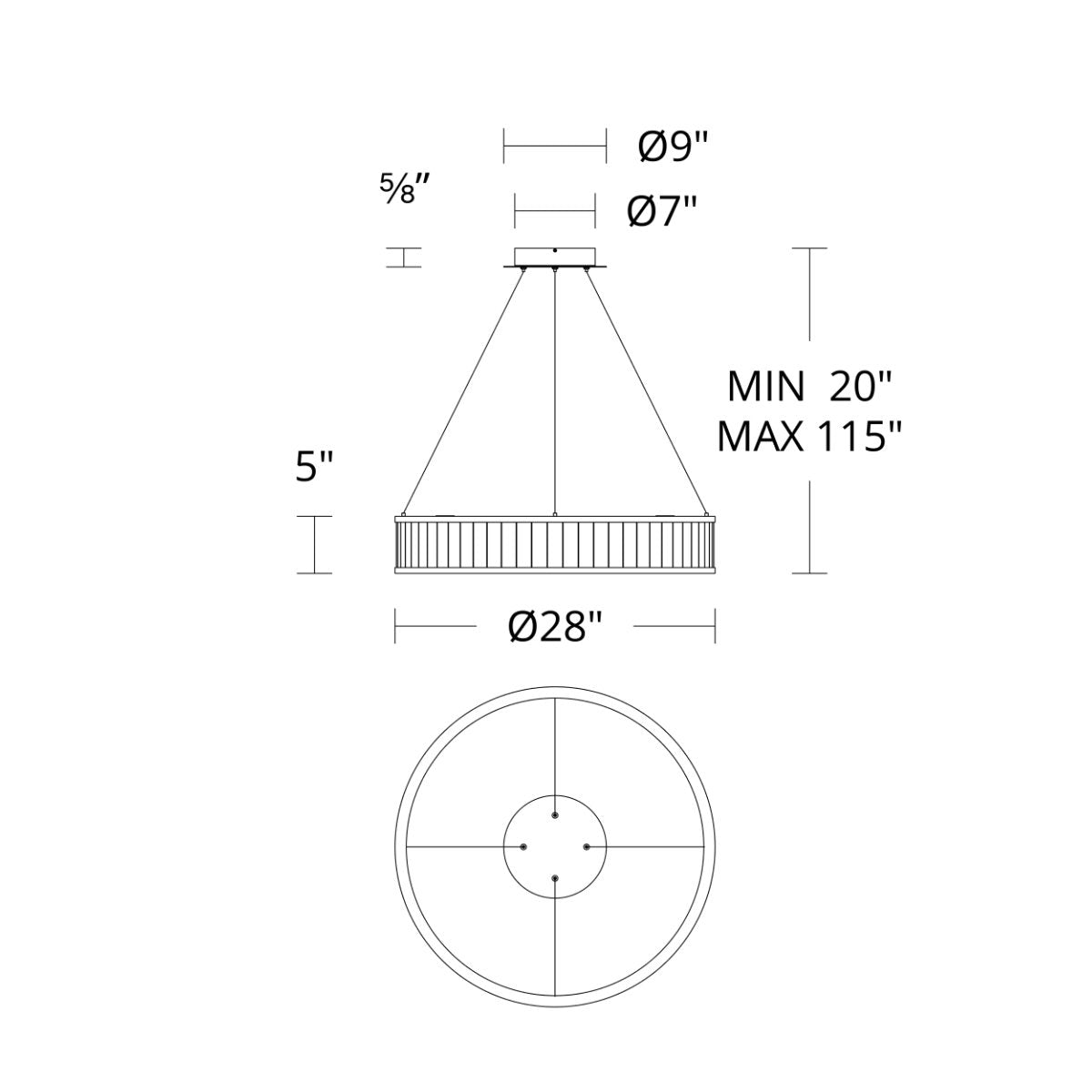 Coliseo Pendant - Diagram