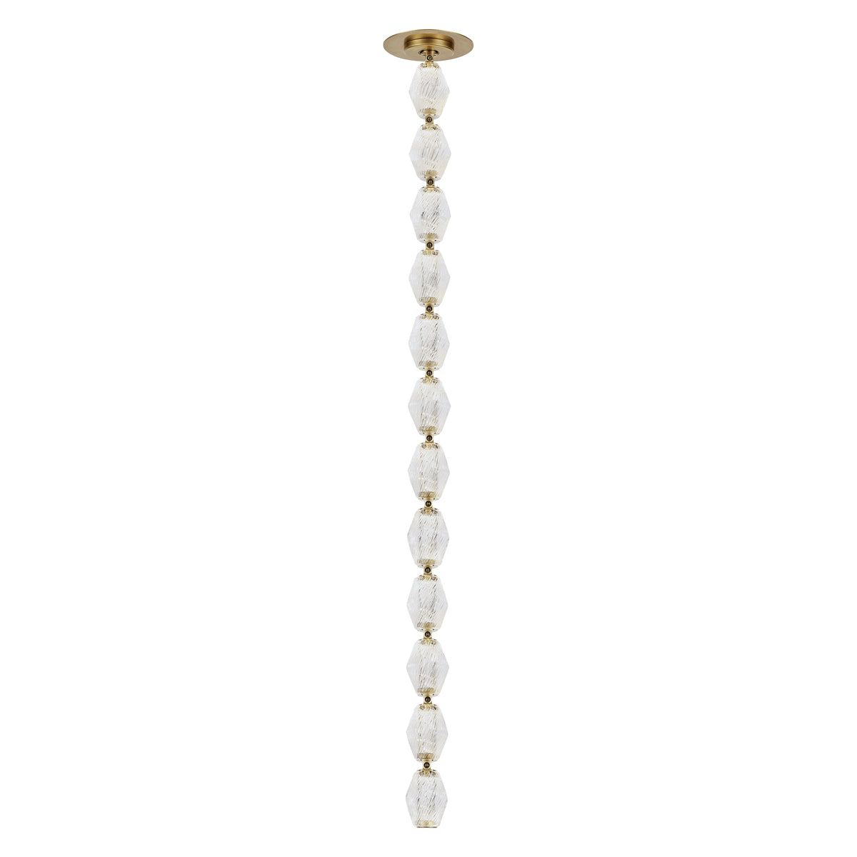 Collier 41.2" Pendant - Natural Brass Finish