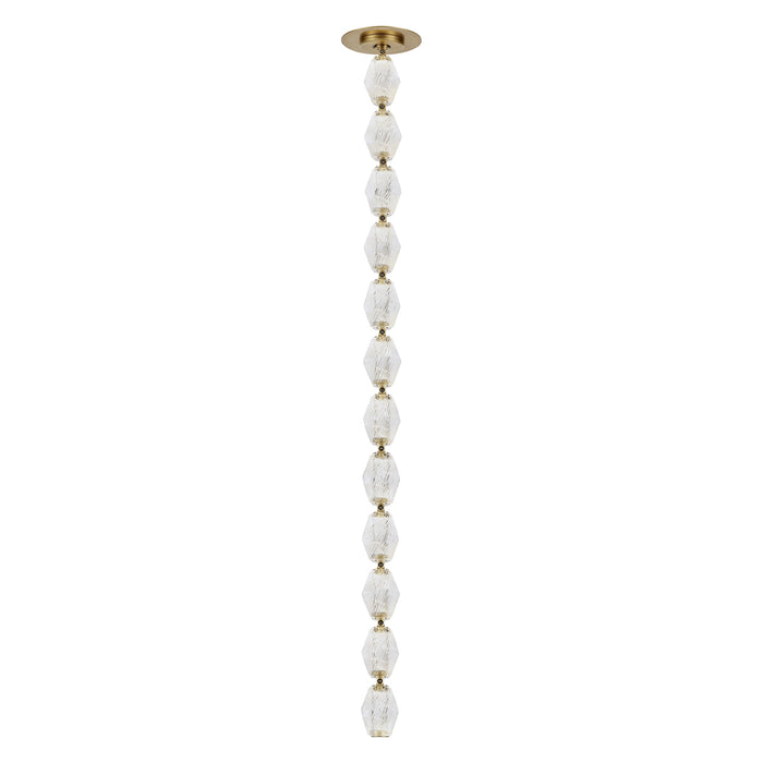 Collier 41.2" Pendant - Natural Brass Finish