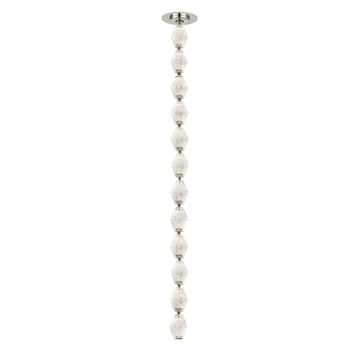 Collier 41.2" Pendant - Polished Nickel Finish