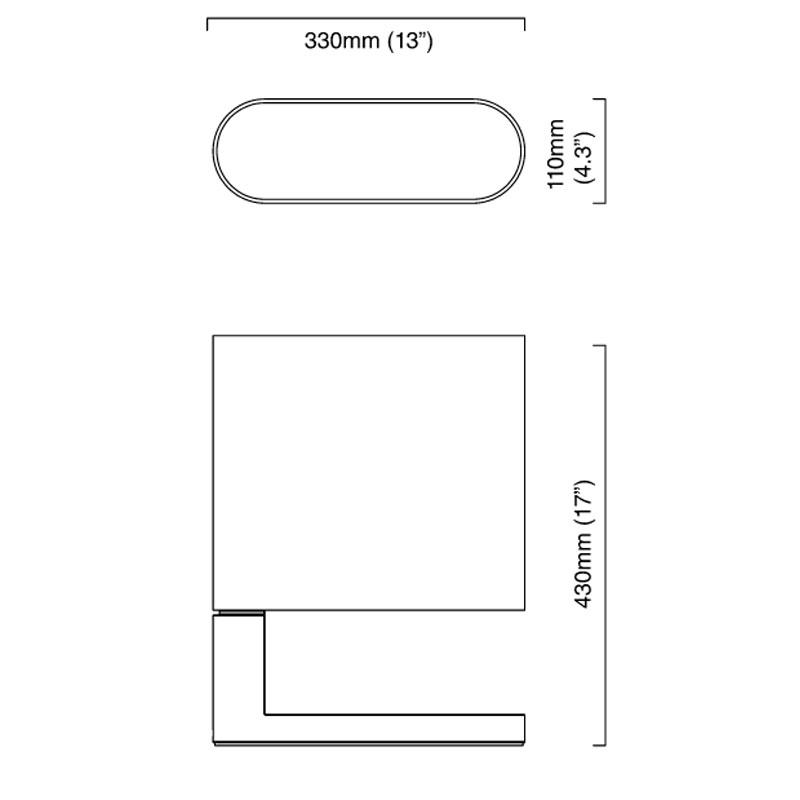 Columbo Table Lamp - Diagram