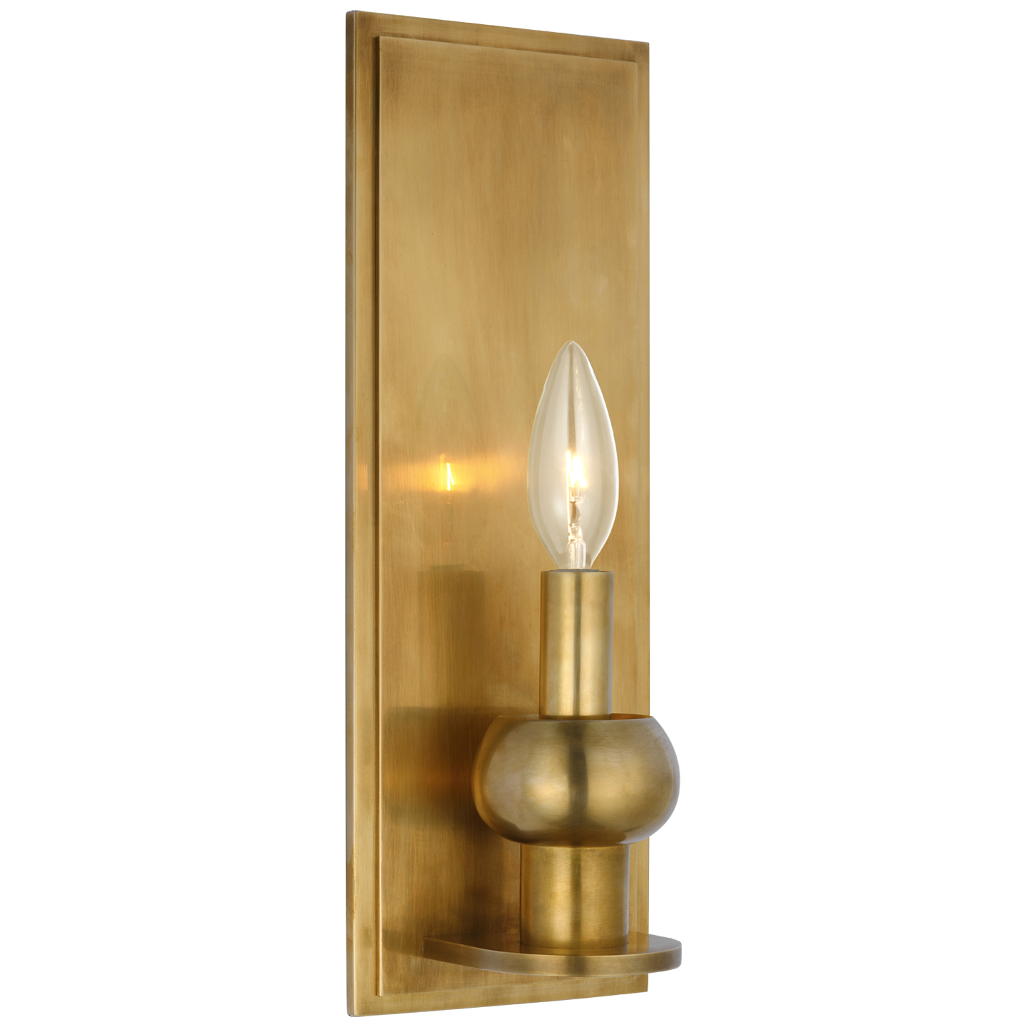 Comtesse Medium Sconce - Hand-Rubbed Antique Brass Finish