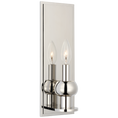 Load image into Gallery viewer, Comtesse Medium Sconce - Polished Nickel Finish
