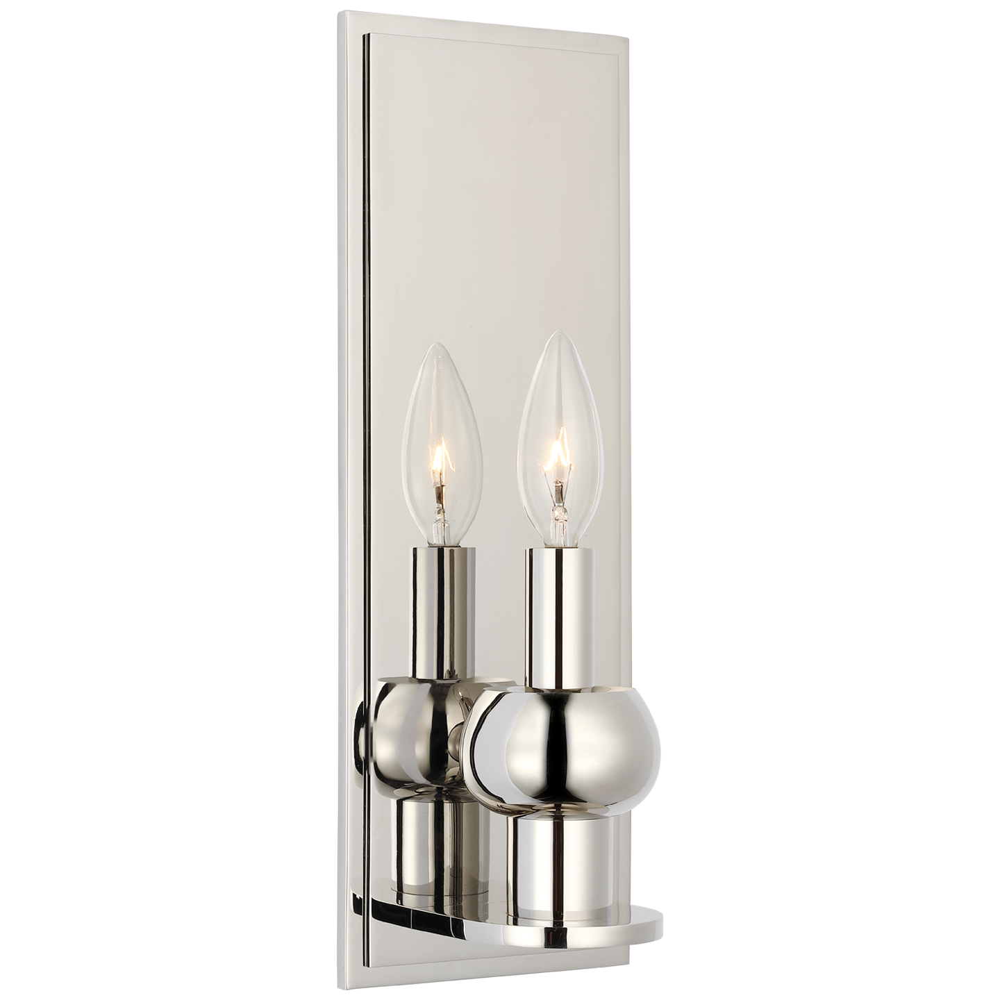 Comtesse Medium Sconce - Polished Nickel Finish