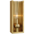 Load image into Gallery viewer, Comtesse Medium Shield Sconce - Hand-Rubbed Antique Brass Finish
