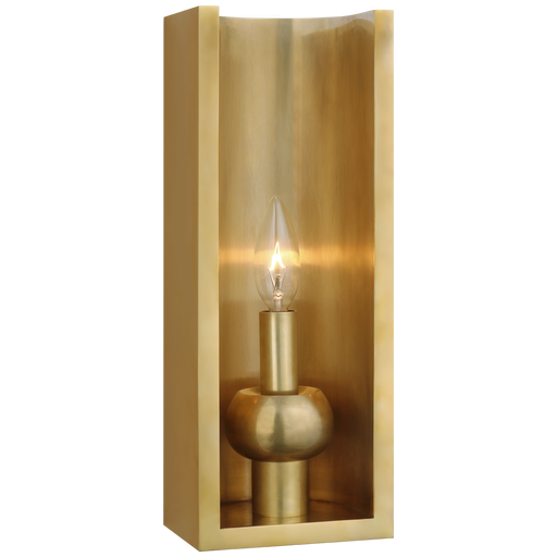 Comtesse Medium Shield Sconce - Hand-Rubbed Antique Brass Finish