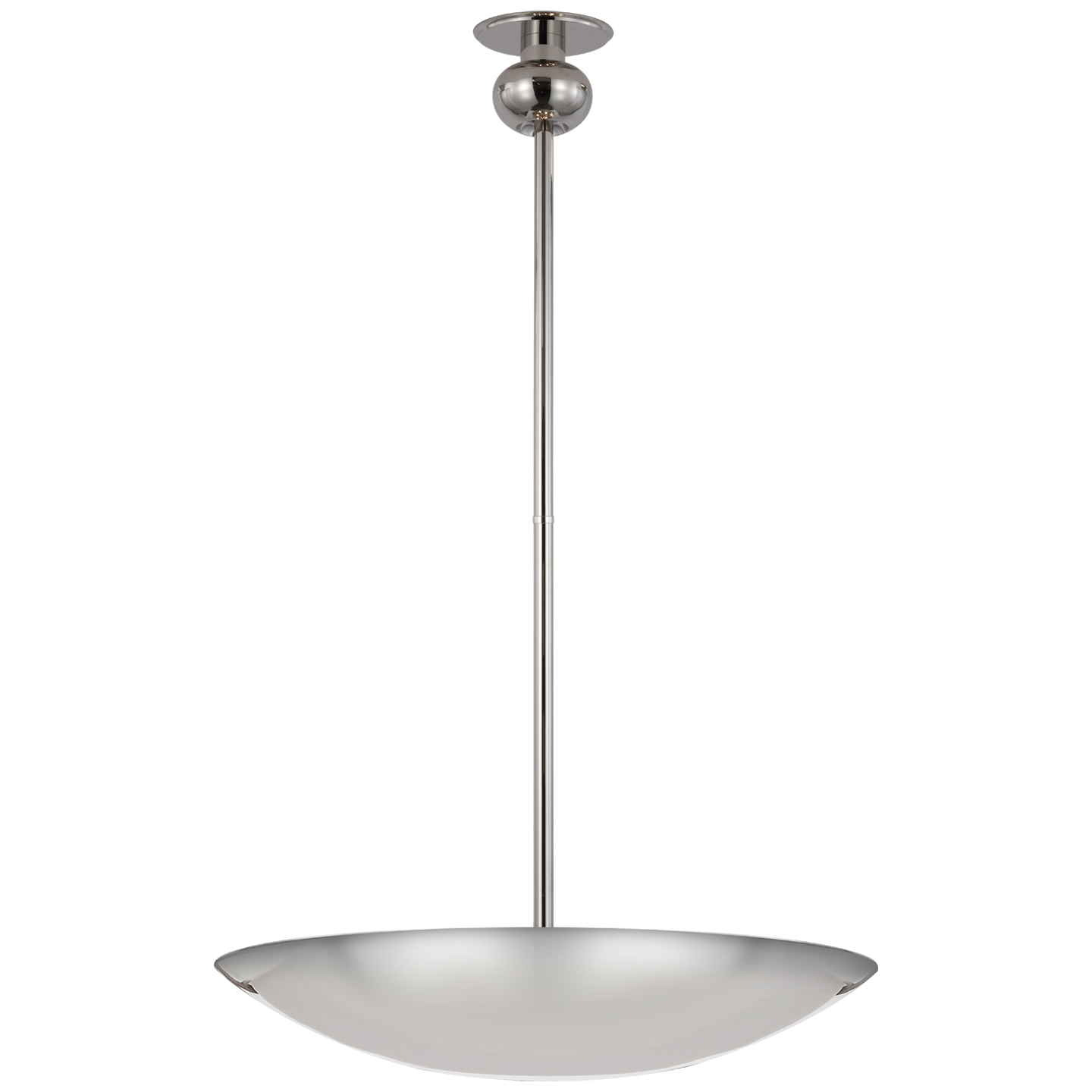 Comtesse Medium Uplight Chandelier - Polished Nickel Finish