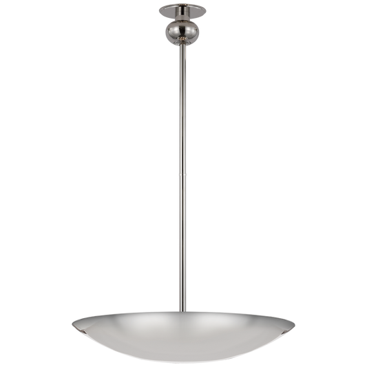 Comtesse Medium Uplight Chandelier - Polished Nickel Finish