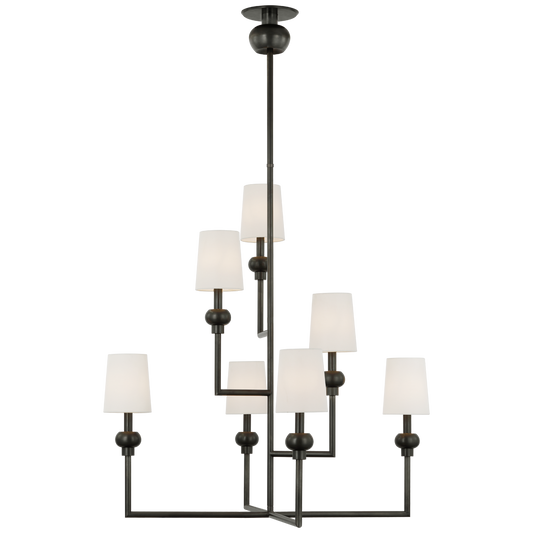 Comtesse XL Offset Chandelier - Bronze Finish