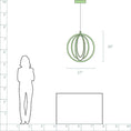 Load image into Gallery viewer, Concentric LED Pendant - Diagram
