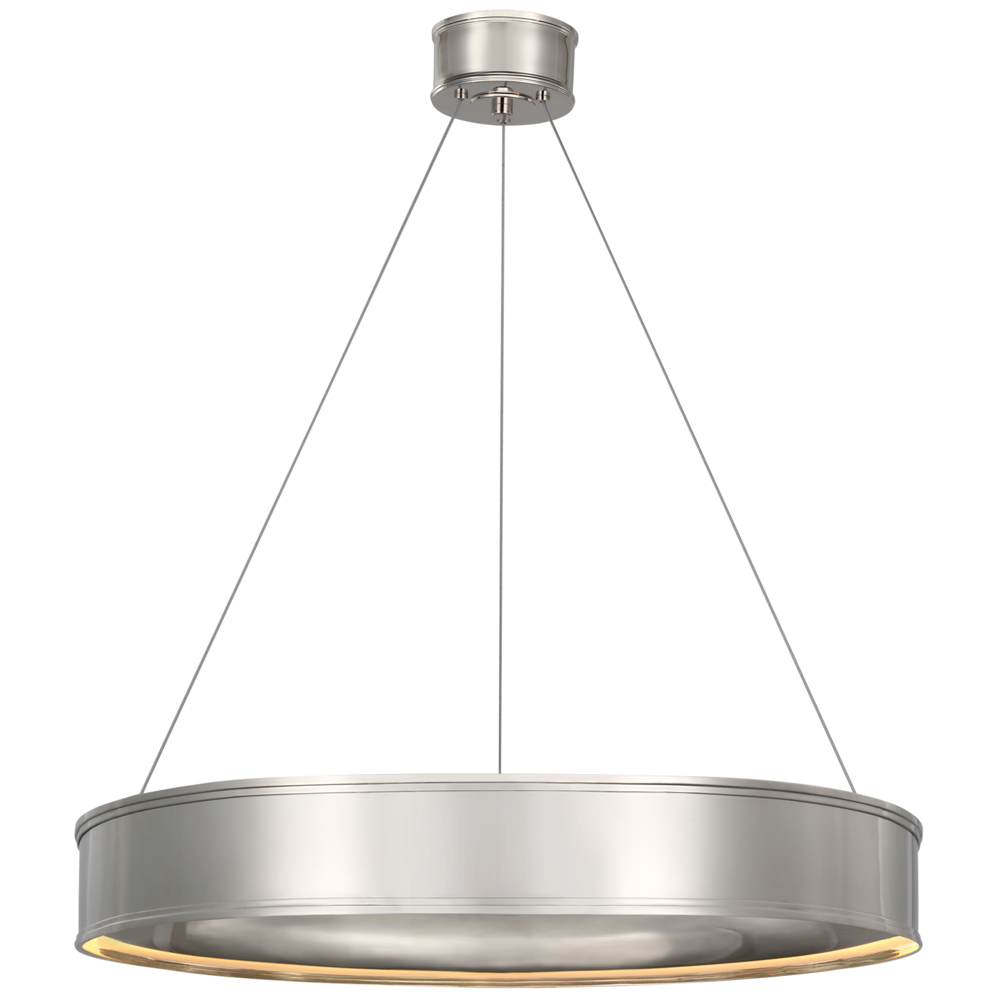 Connery 30" Ring Chandelier - Polished Nickel Finish