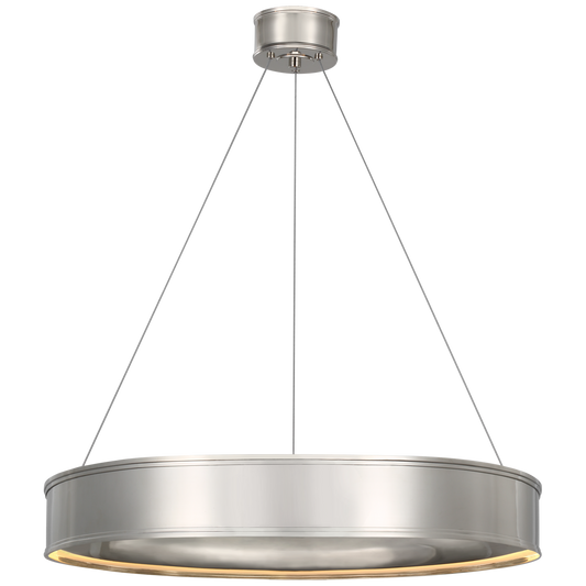 Connery 30" Ring Chandelier - Polished Nickel Finish