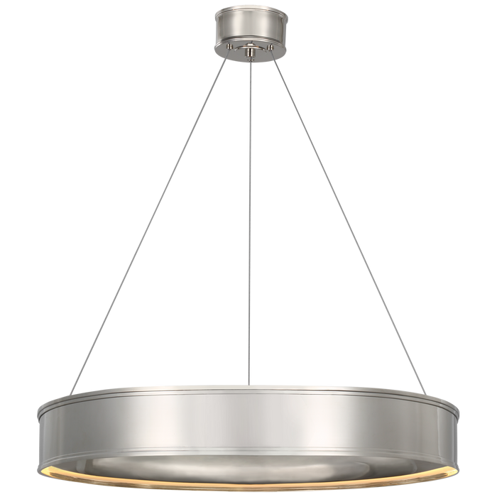 Connery 30" Ring Chandelier - Polished Nickel Finish