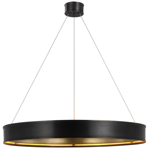 Connery 40" Ring Chandelier - Bronze Finish