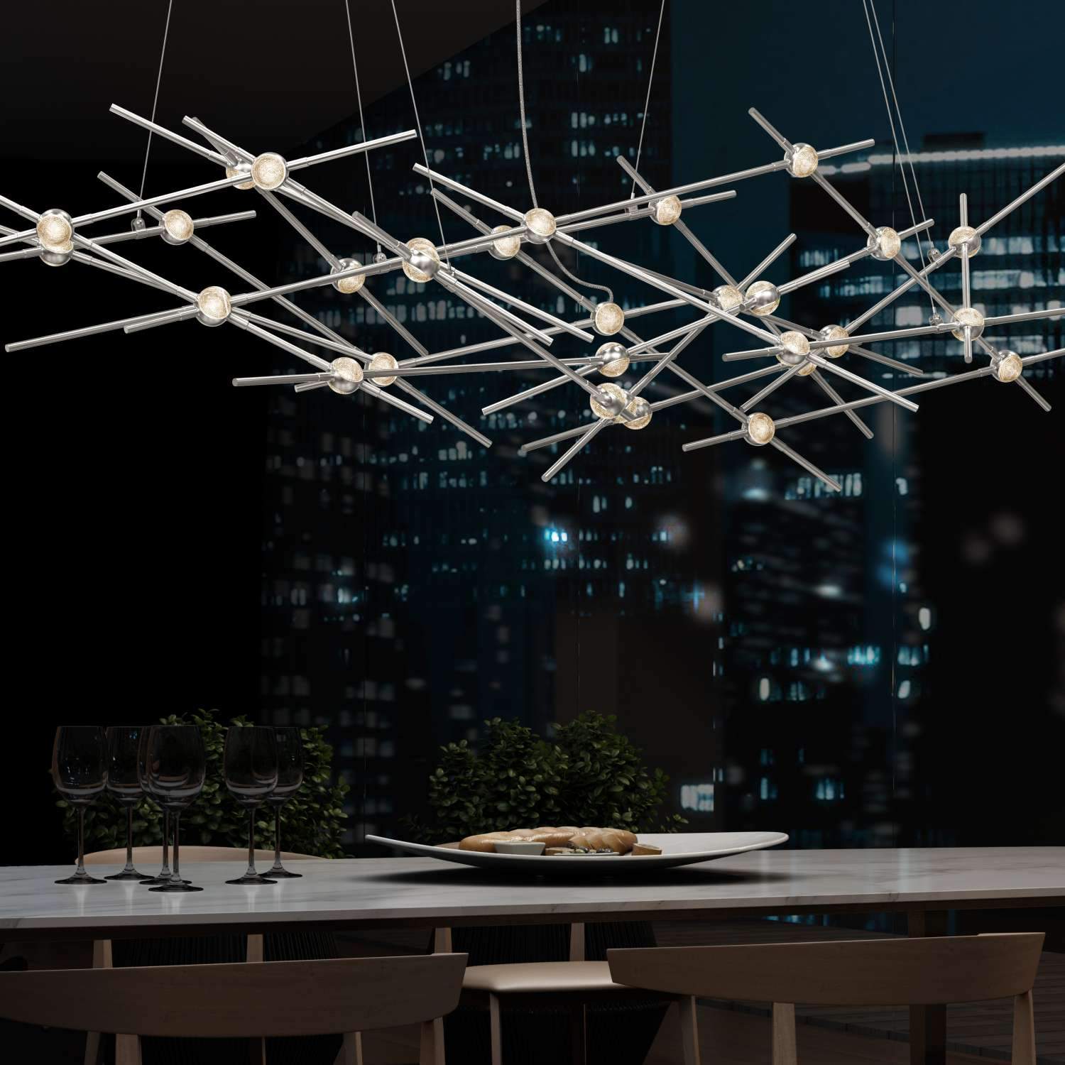 Constellation Ursa Major Chandelier - Display