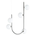 Load image into Gallery viewer, Contour LED 5 Light Pendant - Polished Chrome Finish
