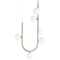 Load image into Gallery viewer, Contour LED 6 Light Pendant - Heritage Finish
