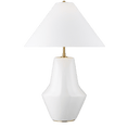 Load image into Gallery viewer, Contour Short Table Lamp - Arctic White Finish
