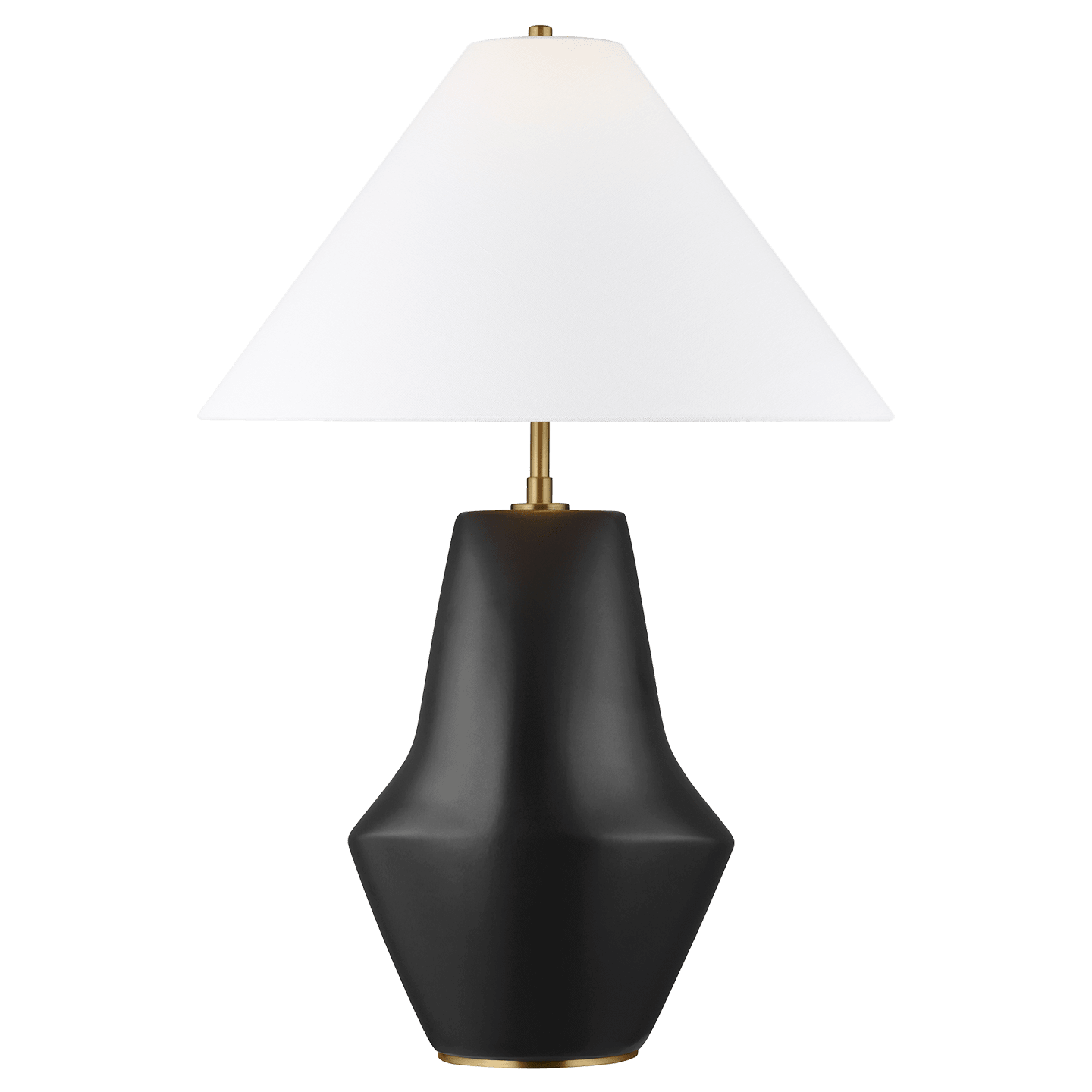 Contour Tall Table Lamp - Coal Finish