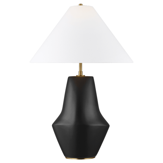 Contour Tall Table Lamp - Coal Finish