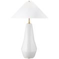 Load image into Gallery viewer, Contour Tall Table Lamp - Arctic White Finish
