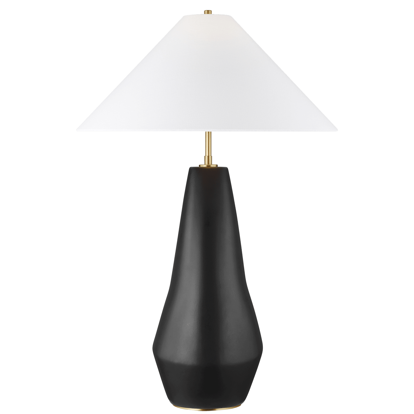 Contour Tall Table Lamp - Coal Finish